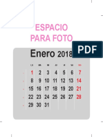 Calendario Sobremesa Castellano 2018 - 210x210