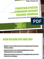 Strategi Pengembangan Geografi Regional Indonesia Prak GRI