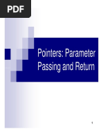 Pointers Parameters Strings