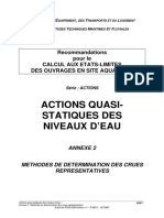 Ouvrage en Site Aquatique_Actions Quasistatiques Des Niveaux d'Eau