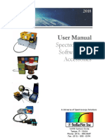 User Manual: Spectrometers, Software, and Accessories