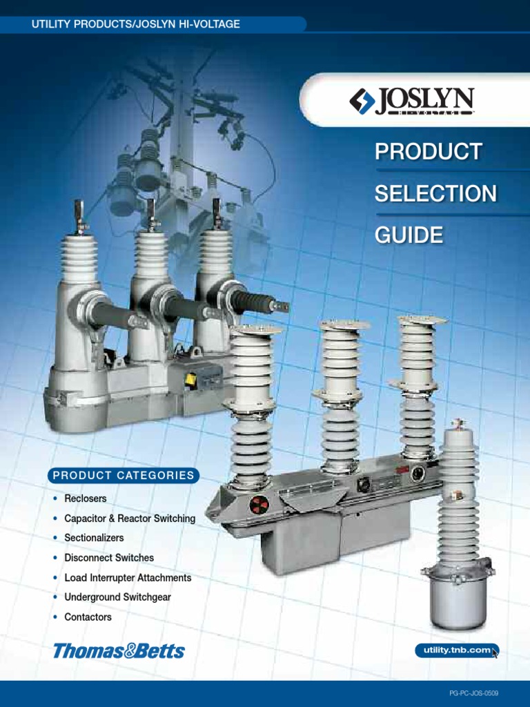 Product Selection Guide PDF Electrical Substation Electrical