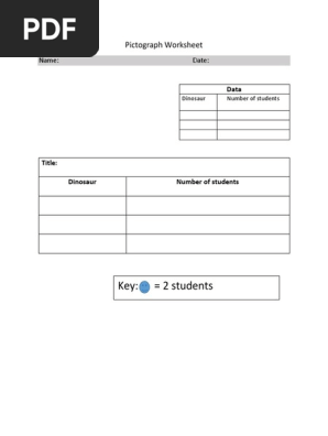pictograph worksheet