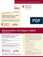Advanced Burn Life Support (ABLS) : Provider Course