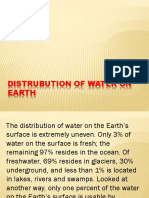 DISTRUBUTION OF WATER ON EARTH.pptx