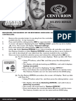 Centurion Systems - Memory Module User Guide
