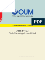 ABST1103 Sirah Nabawiyyah Dan Akhlak - Capr16 (Color) (Bookmark) PDF