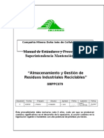 Almacenamiento y Gestión de Residuos Industriales Reciclables