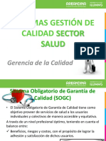 Calidad - Sector Salud