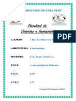 Informe de Antropologia