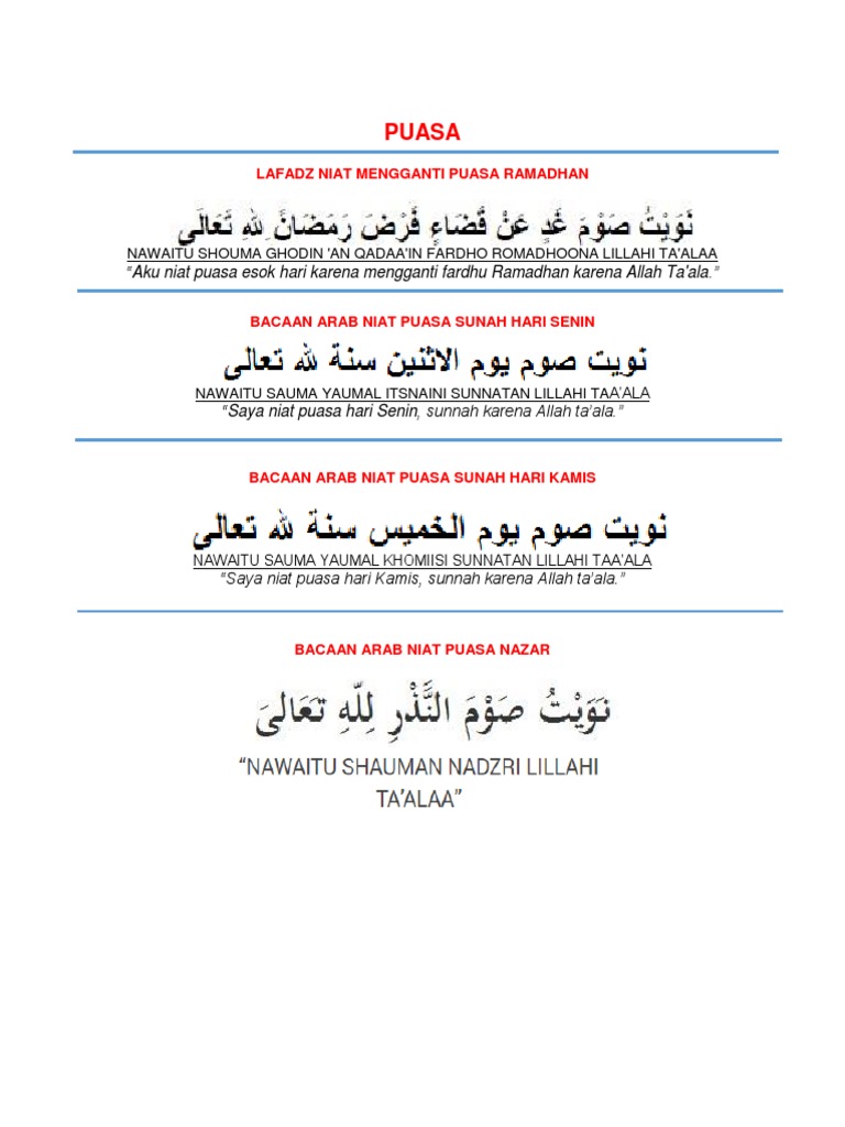 Puasa | Pdf