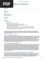 Introdução a Arquitetura de Computadores