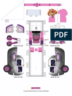 Molde Carro Skye Patrulha Canina PDF