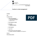 p0356v1-0 Introduction To Risk Management