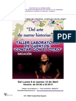 TEATRO DE LA SENSACIÓN-Taller de Narracion de Historias-Contar Con El Otro-Abril 018