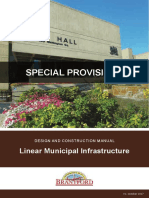 Special Provisions: Linear Municipal Infrastructure
