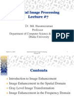 Lecture #7: Digital Image Processing