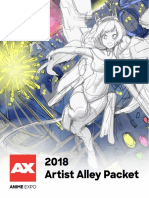 Anime Expo 2018 - Artist Alley Packet