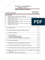Formative Assessment -2 Set B