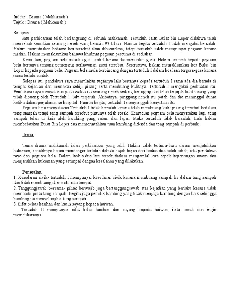 Komsas Mahkamah Tingkatan 2 Pdf