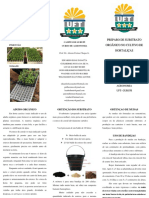 Muda em Bandejas Obtidas Com Uso de Substrato Orgânico