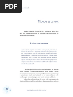Técnicas de Leitura