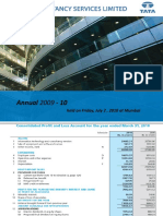 TCS Annual Report 2009-10 Highlights