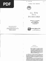 El Fin en El Derecho