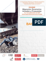 Bases Del Coloquio "Migración: Escenarios Actuales y Propuestas" en IBERO Puebla