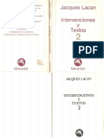 Intervenciones y Textos 2-Jacques Lacan PDF