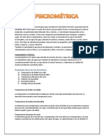 Introducción Psicrometria Informe