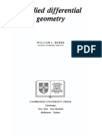 (Applied Differential Geometry - Burke William) PDF