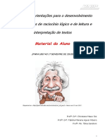 Exercícios de raciocínio e interpretação