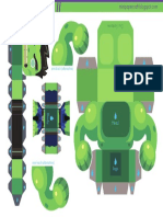 Blog Paper Toy Papertoy Hulk Template PDF