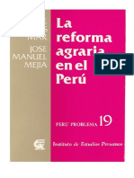 La Reforma Agraria en El Perú