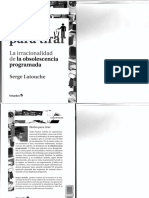 Hecho para Tirar La Irracionalidad Del A Obsolescencia Programada PDF