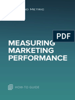 Measuring Marketing Performance