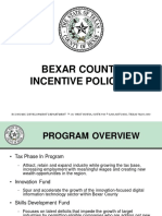 Bexar County Incentive Policies Document