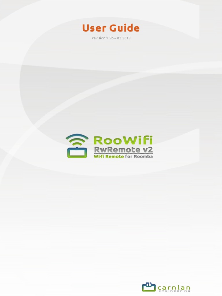 RwRemote User Guide v2 Rev15 | PDF | Wi Fi | Tablet Computer
