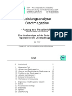 Analyse Stadtmagazine