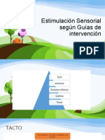 Estimulación Sensorial Según Guías de Intervención Final PDF