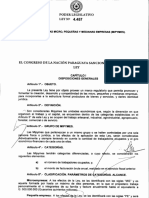 Ley 4457 de Las Micro Pequenas y Medianas Empresas