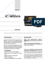 Icom IC-M502A Instruction Manual