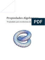 Propiedades Algebraicas para Resolver Ejercicios PDF