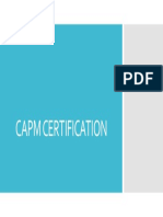 Capm Certification