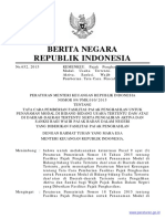 Permen Kemenkeu Nomor 89 - pmk.010 - 2015 Tahun 2015 (Keu BN 652-2015 PDF