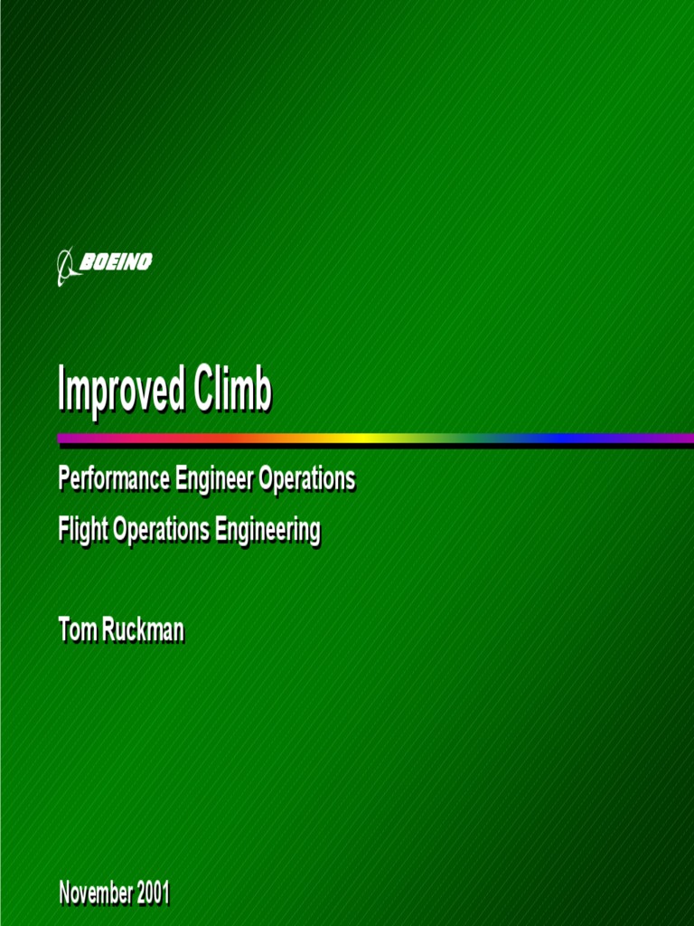 Optimizing Climb Performance in Aviation | PDF