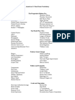 American II Final Exam Study Guide Vocabulary