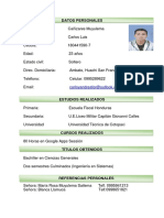 Curriculum Vitae