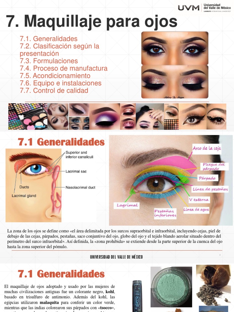 Maquillaje para Ojos | PDF | Lápiz | Materiales, image size:768x1024